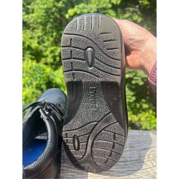 Propet Men’s Villager Mid Walking Shoes Black Grained Sz 10.5 WIDE - Picture 4 of 8